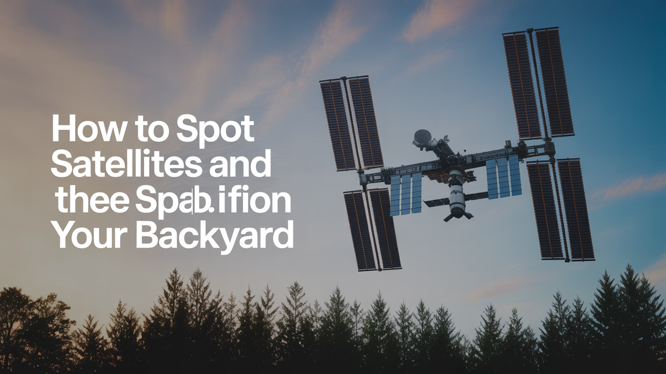 How to Spot Satellites and the Space Station From Your Backyard