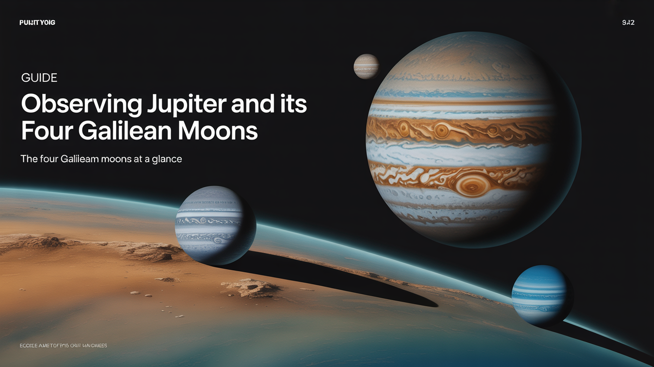 The Four Galilean Moons at a Glance