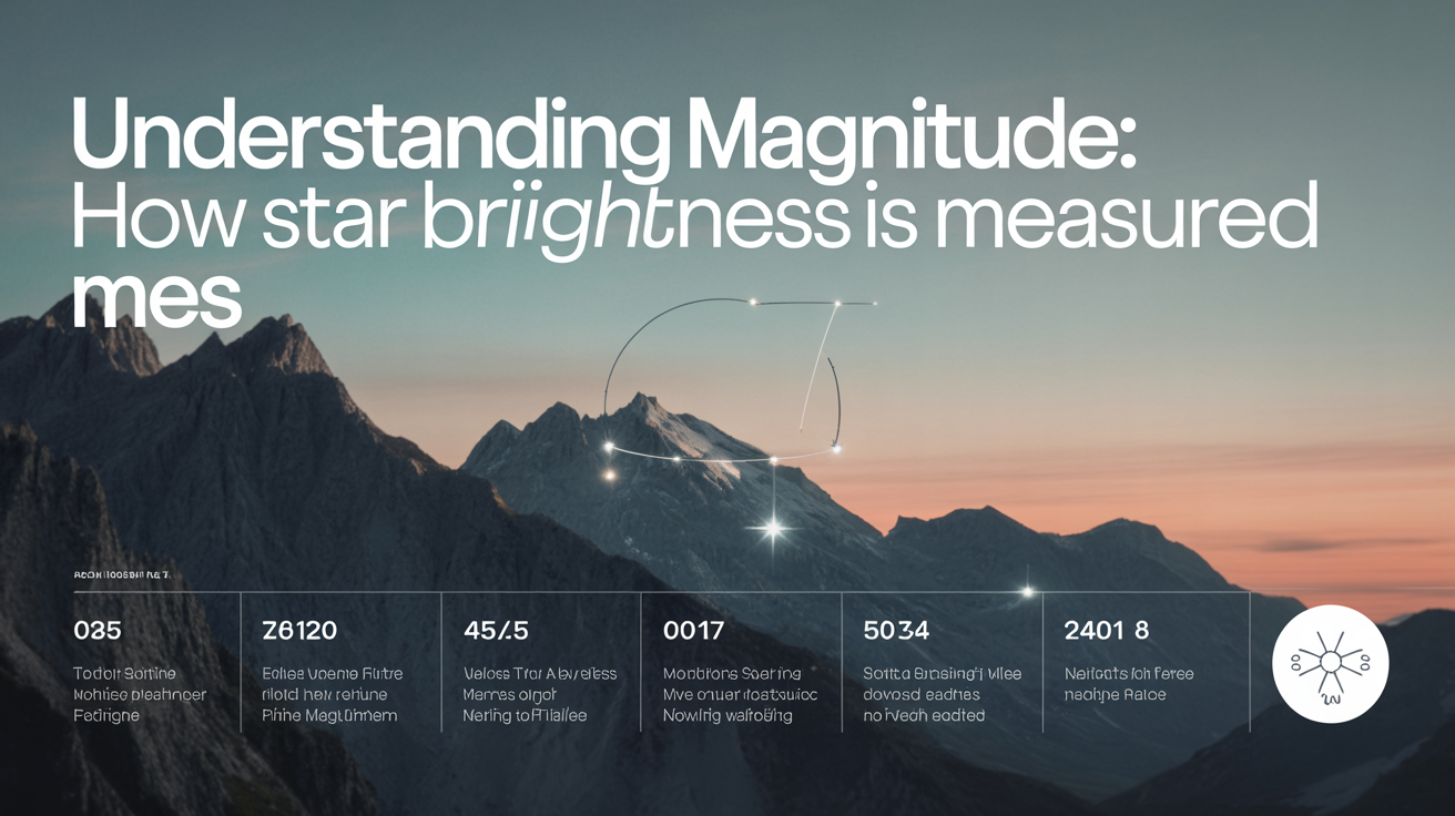 Understanding Magnitude: How Star Brightness Is Measured